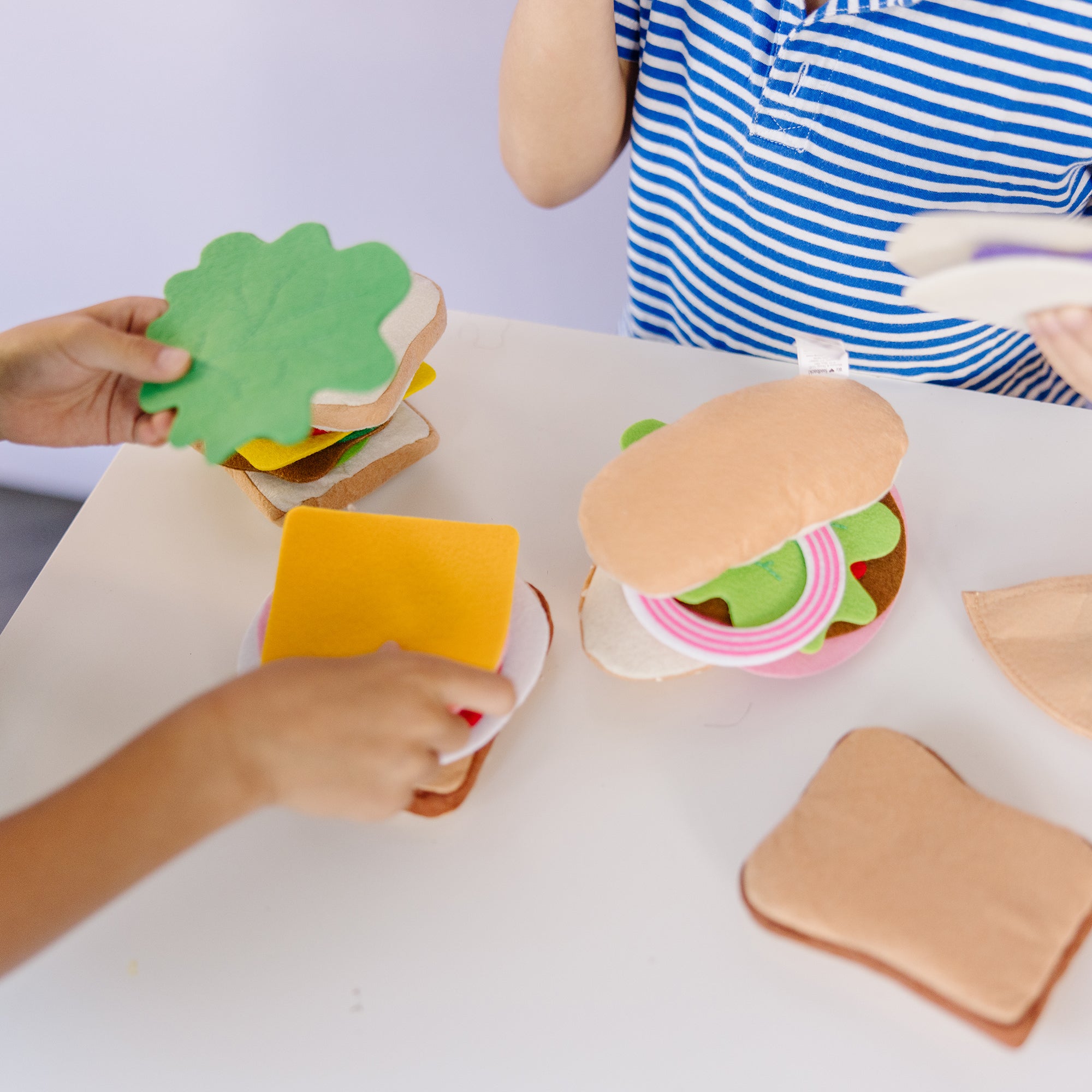 Melissa & Doug Felt Food Sandwich Play Set - Image 10
