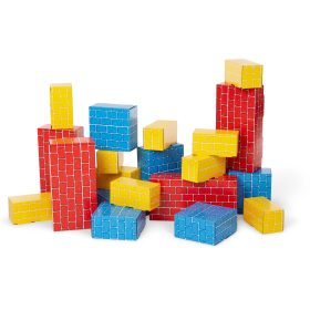 Melissa & Doug Jumbo Cardboard Blocks - 24 Pieces