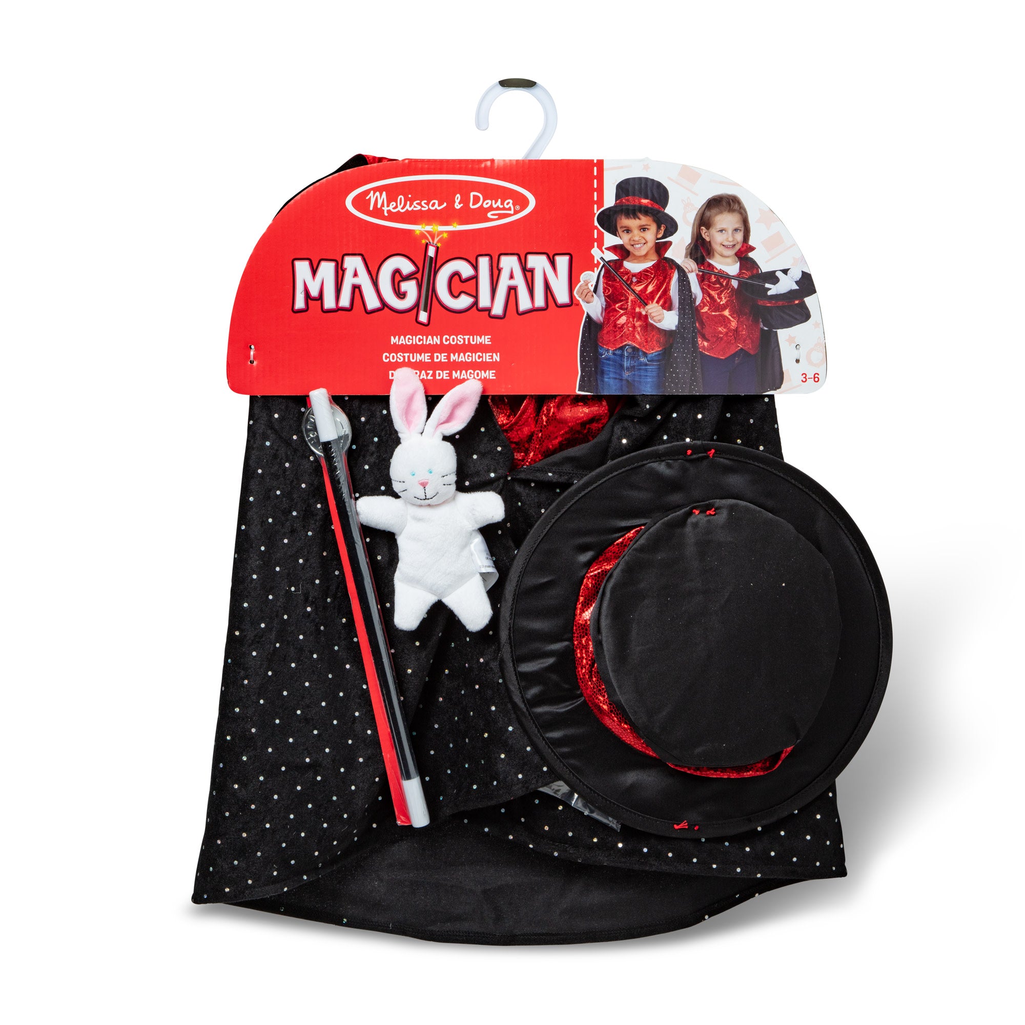 Melissa & Doug Magician Costume Role Play Set - Image 3