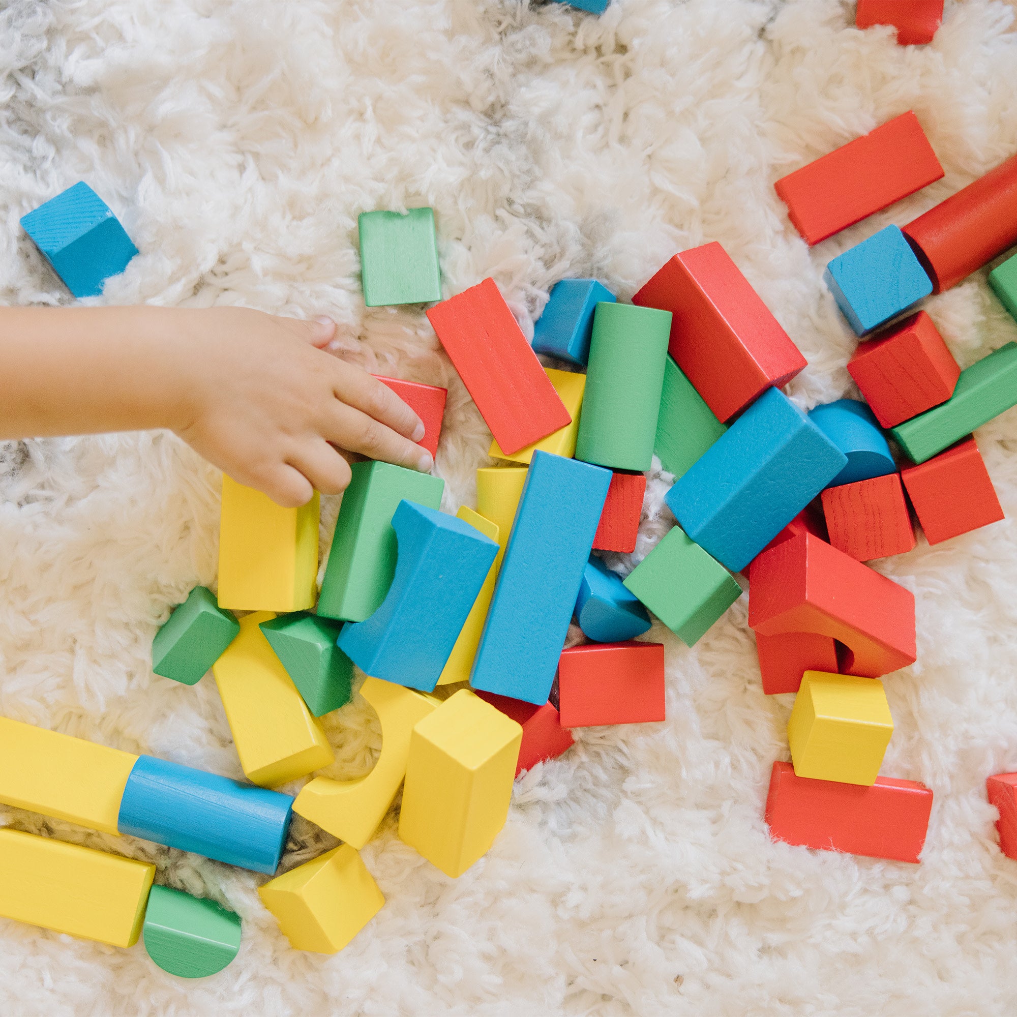 Melissa & Doug 100-Piece Wood Blocks Set - Image 2