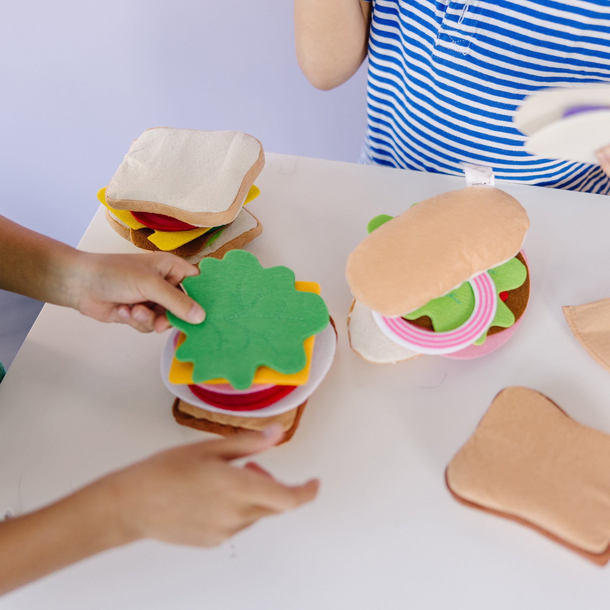 Melissa & Doug Felt Food Sandwich Play Set - Image 6