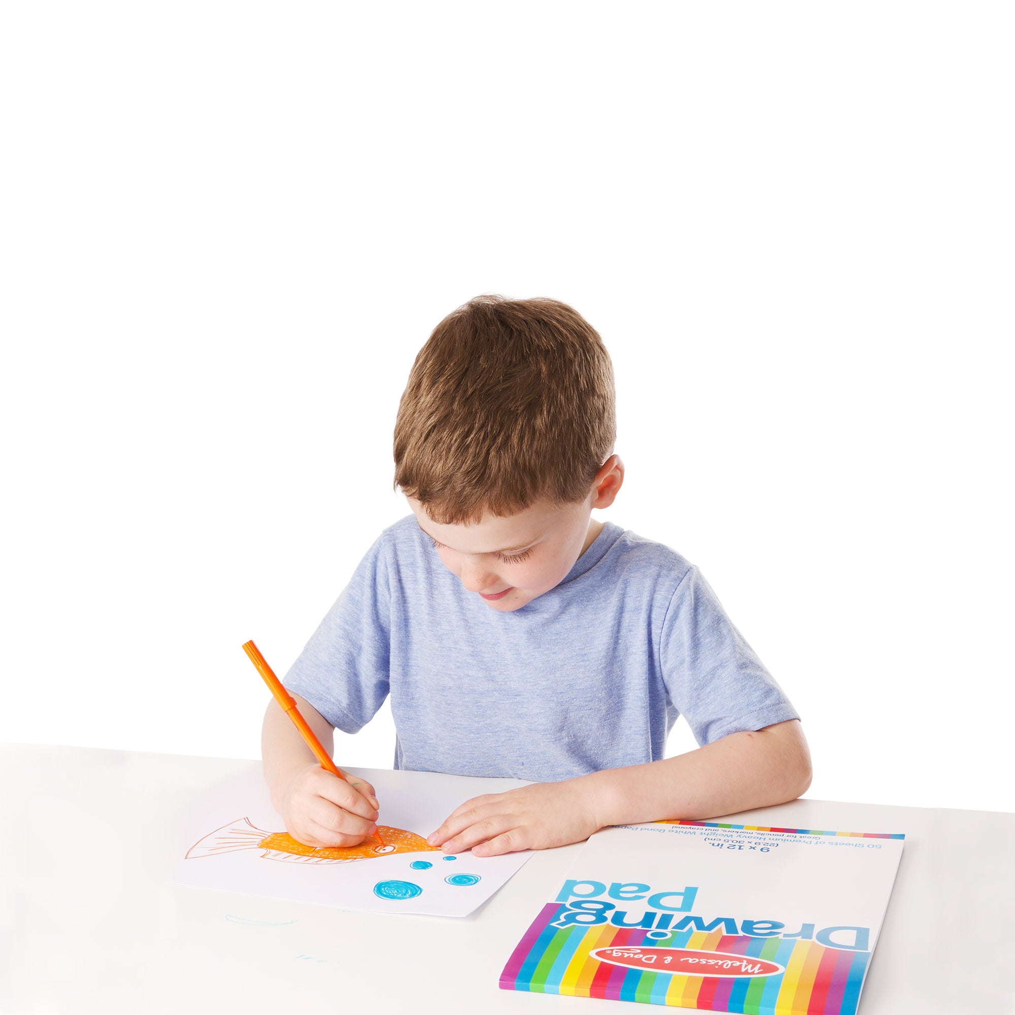 Melissa & Doug Drawing Paper Pad (50 Sheets, 9 x 12 Inches) 3-Pack - Image 8