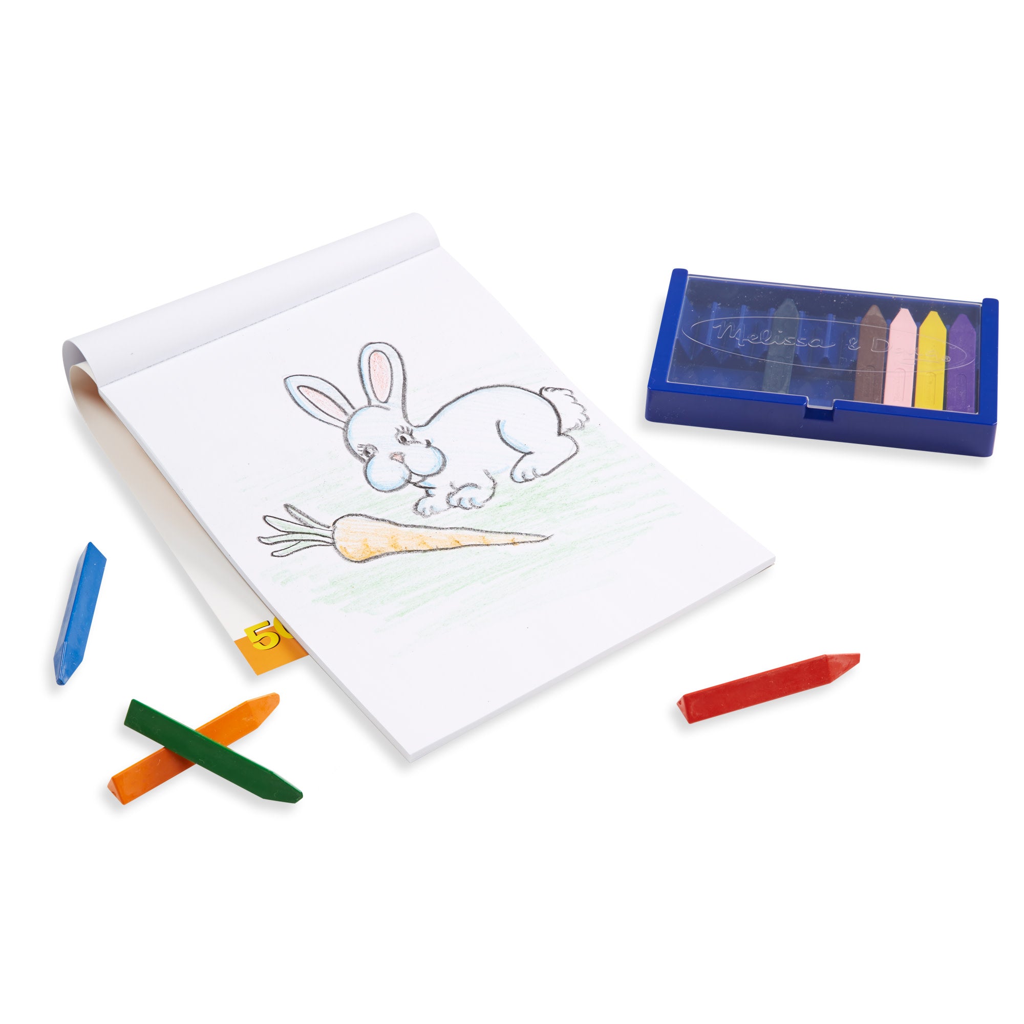 Melissa & Doug Drawing Paper Pad (50 Sheets, 9 x 12 Inches) 3-Pack - Image 4