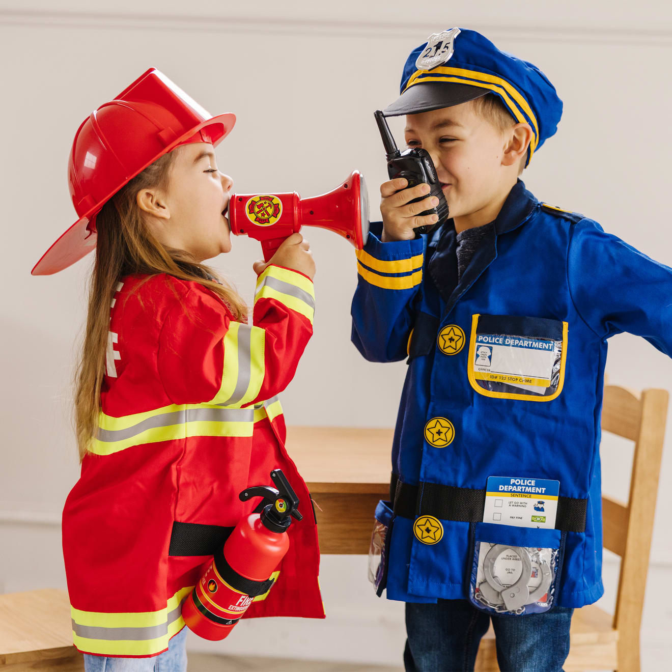 Melissa & Doug Fire Chief Role Play Costume Set - Image 2