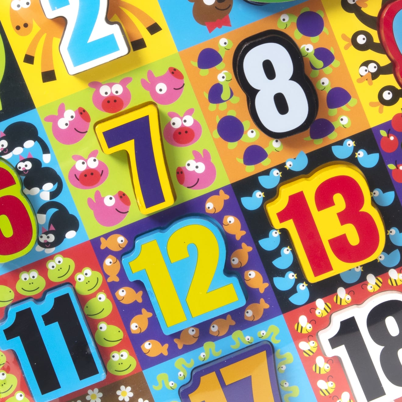 Melissa & Doug Jumbo Numbers Chunky Puzzle - Image 7