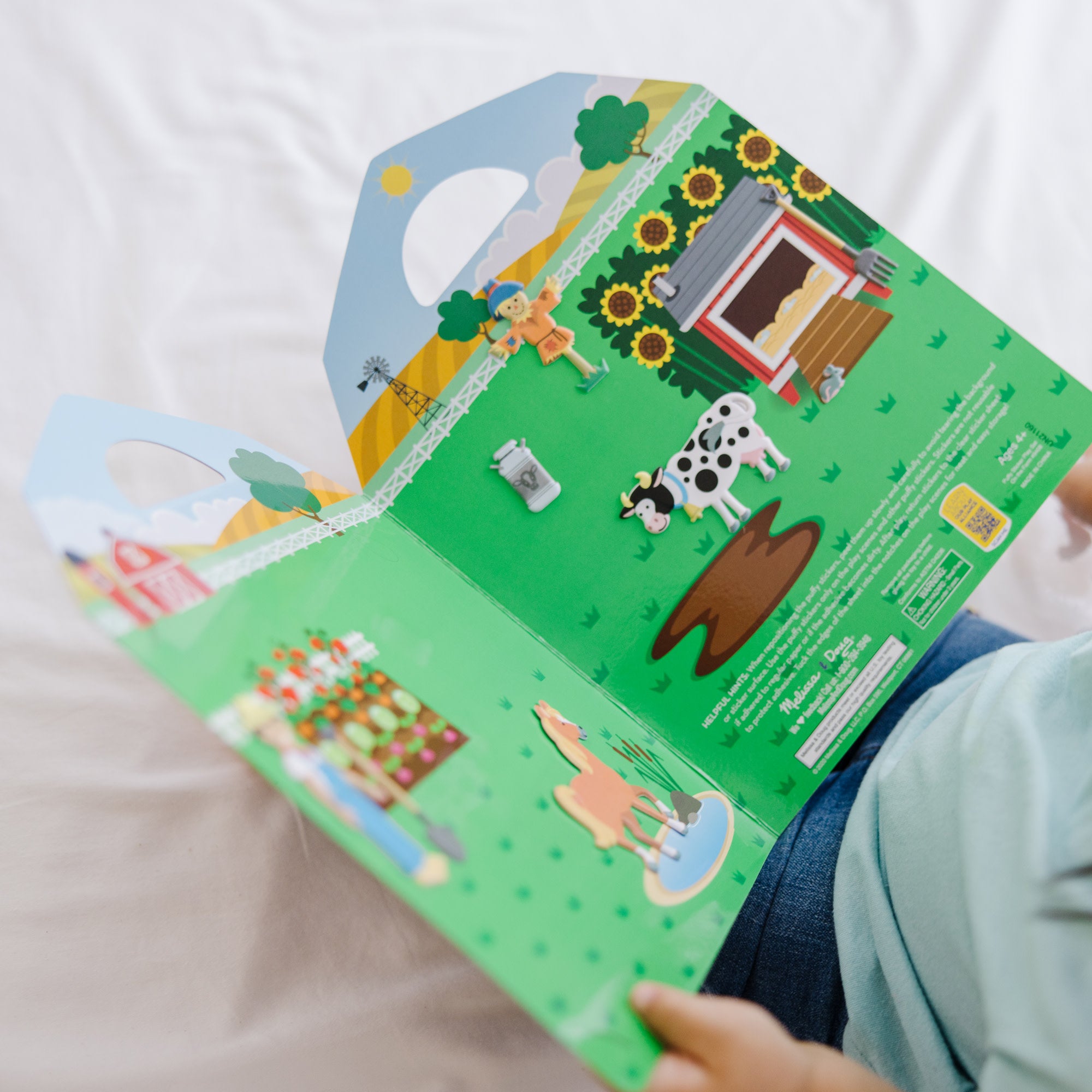 Melissa & Doug Puffy Sticker Play Set - On the Farm - Image 2