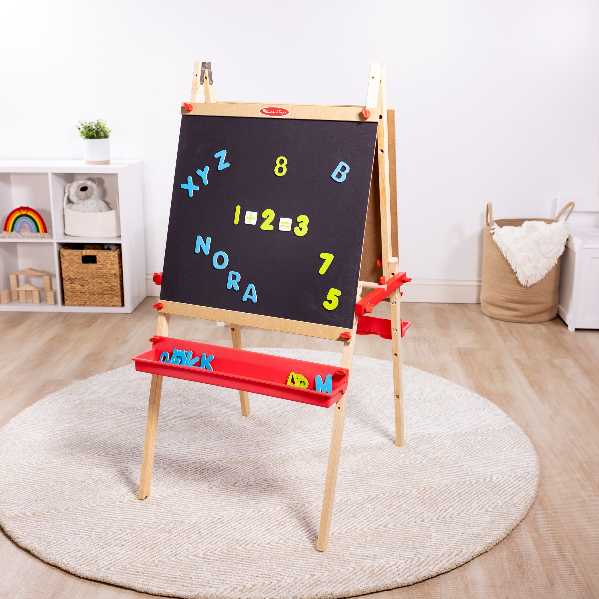 Melissa & Doug Deluxe Magnetic Standing Art Easel - Image 9