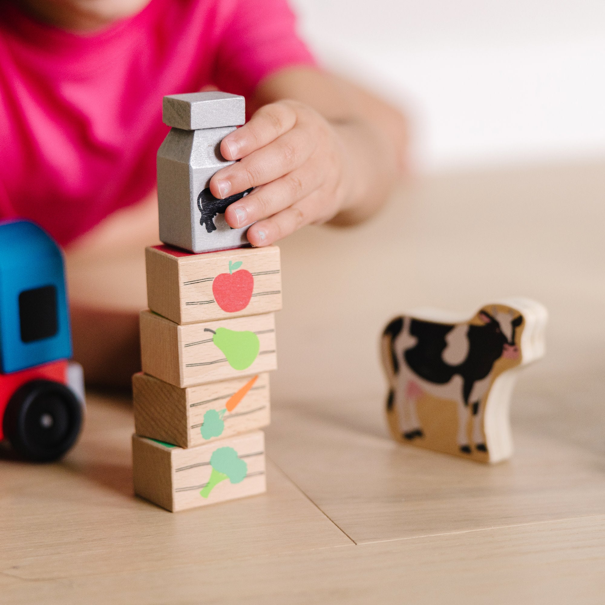 Melissa & Doug Wooden Farm Train - Image 6